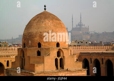 Ibn-Tulun-Moschee, Kairo, Ägypten Stockfoto