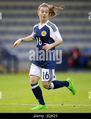 Schottland Frauen Christie Murray während der International Challenge Match bei Starks Park, Kirkcaldy. PRESSEVERBAND Foto. Bild Datum: Freitag, 7. Juli 2017. Vgl. PA Geschichte Fußball Schottland Frauen. Bildnachweis sollte lauten: Jeff Holmes/PA Wire. Einschränkungen: Verwendung Beschränkungen unterworfen. Nur zur redaktionellen Verwendung. Gewerbliche Nutzung nur mit vorheriger schriftlicher Zustimmung des Scottish FA. Stockfoto