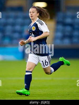 Schottland Frauen Christie Murray während der International Challenge Match bei Starks Park, Kirkcaldy. PRESSEVERBAND Foto. Bild Datum: Freitag, 7. Juli 2017. Vgl. PA Geschichte Fußball Schottland Frauen. Bildnachweis sollte lauten: Jeff Holmes/PA Wire. Einschränkungen: Verwendung Beschränkungen unterworfen. Nur zur redaktionellen Verwendung. Gewerbliche Nutzung nur mit vorheriger schriftlicher Zustimmung des Scottish FA. Stockfoto