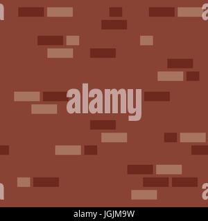 Einfache Wand Ziegelsteinmuster. Stock Vektor