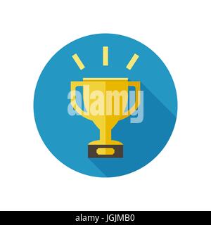 Goldpokal-Symbol Stock Vektor