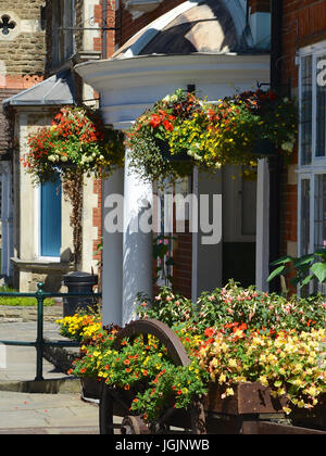 Farnham, Großbritannien. 7. Juli 2017. RHS Britain in Bloom 2017 Wettbewerb findet in Farnham in Surrey. Freitag, 7. Juli 2017. Foto: Credit: Lindsay Constable/Alamy Live-Nachrichten Stockfoto