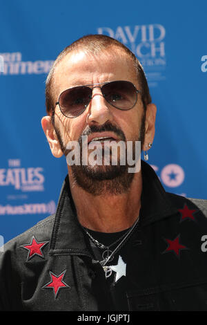 Hollywood, USA. 7. Juli 2017. Ringo Starr in der Ringo Starr #PeaceAndLove Salute Geburtstagsfeier bei Capitol Records Tower in Los Angeles am 7. Juli 2017. Bildnachweis: Faye lernen/Medien Punch/Alamy Live-Nachrichten Stockfoto