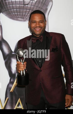 Pasadena, CA, USA. 5. Februar 2016. LOS ANGELES - 5 FEB: Anthony Anderson in der 47. NAACP Image Awards Presseraum auf das Pasadena Civic Auditorium am 5. Februar 2016 in Pasadena, CA Credit: Kay Blake/ZUMA Draht/Alamy Live-Nachrichten Stockfoto