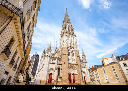 Nantes Stadt in Frankreich Stockfoto