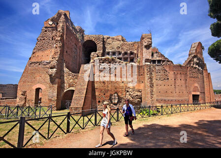 Der severischen Komplex (Complesso Severiano) auf Palatin (Palatin), Rom, Italien. Stockfoto