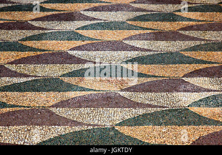 Mosaik Boden auf die Bäder von Caracalla (Terme di Caracalla - erbaut zwischen 212-216/217 n. Chr.), Rom, Italien. Stockfoto