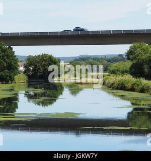 M5 von Exeter Schifffahrtskanal Stockfoto