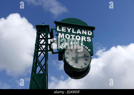 Leyland Motors For All Time Clock, Leyland, Lancashire. Stockfoto