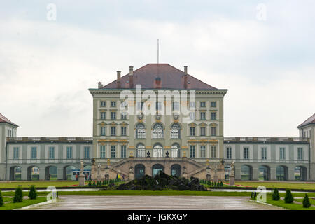 München, Deutschland - Juni 8. 2016: Schloss Nymphenburg in München. Burg der Nymphe Stockfoto