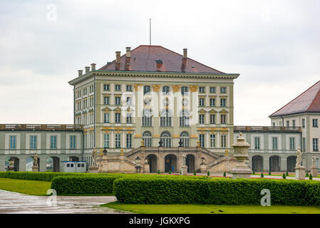 München, Deutschland - Juni 8. 2016: Schloss Nymphenburg in München. Burg der Nymphe Stockfoto