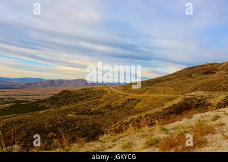 Ein Blick von US 191 Route durch die Flaming Gorge Green River Scenic Byway in Utah Stockfoto