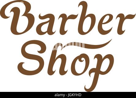Friseur Namensschild Stock Vektor