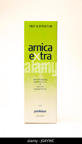 Arnika-Gel Stockfoto