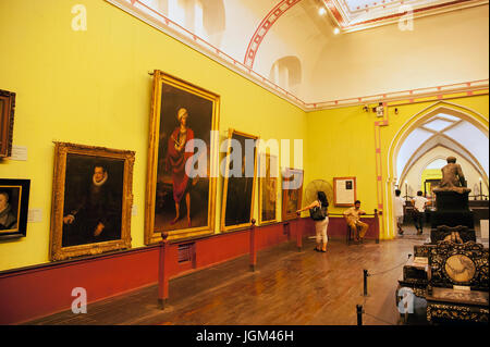 Das Bild der Galerie in Chatrapati Shivaji Maharaj Vastu Sangrahalaya. Prince Of Wales Museum der westlichen Indien. Mumbai. Indien. Stockfoto