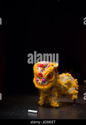 Dragon Dance-Performance an der UC Davis Stockfoto