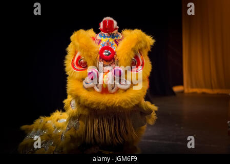 Dragon Dance-Performance an der UC Davis Stockfoto