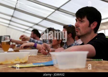 Stonehaven Mittsommer Bierfest, 2017 Stockfoto