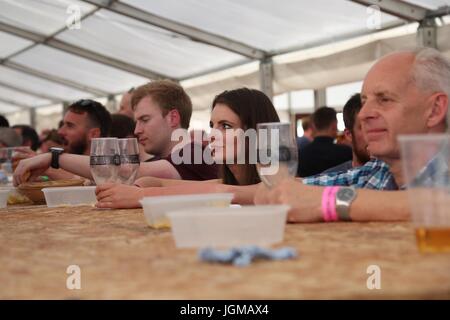 Stonehaven Mittsommer Bierfest, 2017 Stockfoto