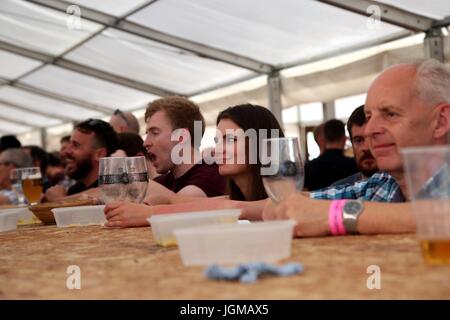 Stonehaven Mittsommer Bierfest, 2017 Stockfoto