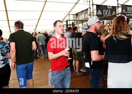 Stonehaven Mittsommer Bierfest, 2017 Stockfoto