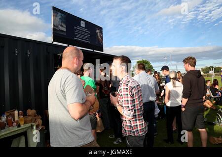 Stonehaven Mittsommer Bierfest, 2017 Stockfoto