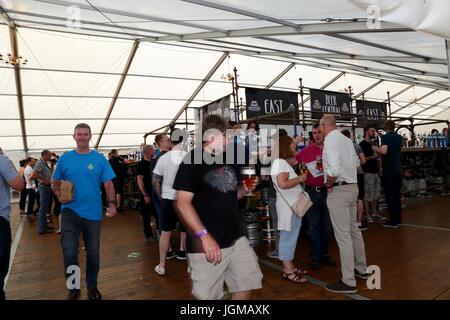 Stonehaven Mittsommer Bierfest, 2017 Stockfoto