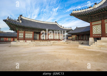 Gyeongbokgung in Seoul, Südkorea. Stockfoto