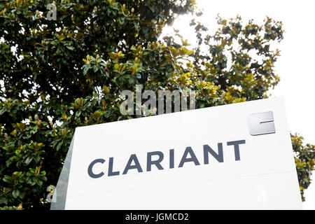 Ein Logo Zeichen außerhalb einer Einrichtung von Clariant in Louisville, Kentucky auf 1. Juli 2017 besetzt. Stockfoto