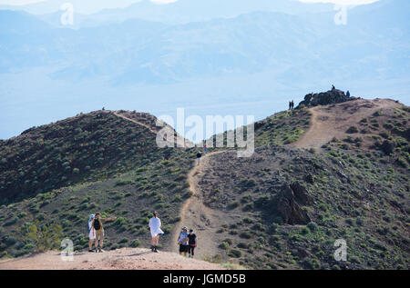 Blick von Dante's Peak im Death Valley Stockfoto