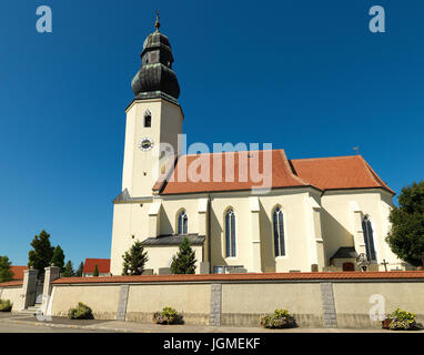 Kirche in Wolf Bach, Österreich, Niederösterreich, Fruchtsaft Viertel - Kirche in Wolf Bach, Österreich, Niederösterreich, Fruchtsaft Quartal Region, Kirche ich Stockfoto