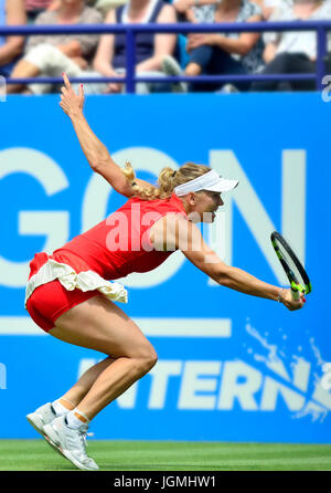 Caroline Wozniacki (Dänemark) spielen bei den Aegon International, Eastbourne 2017 Stockfoto