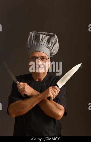 Porträt eines senior Chef Stockfoto