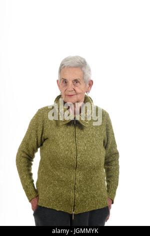 Portrait einer älteren Frau Stockfoto