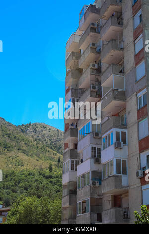 Krieg betroffenen Gebäuden in Bosnien-Herzegowina Stockfoto