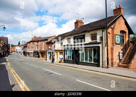 Welsh Zeile, Nantwich, Cheshire, UK Stockfoto