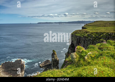 Handa Island Cliff View Stockfoto