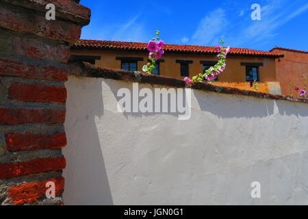 Außenwand Mission, Mission San Juan Capistrano, Kalifornien Stockfoto