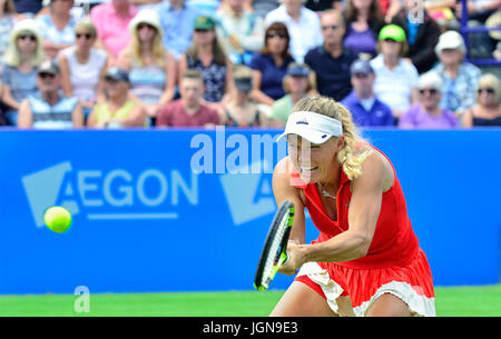 Caroline Wozniacki (Dänemark) spielen bei den Aegon International, Eastbourne 2017 Stockfoto