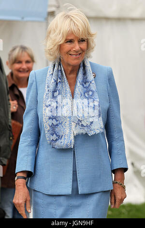 Seine königliche Hoheit Camilla, Duchess of Cornwall besucht The South of England Show bei Ardingly, West Sussex Featuring: HRH Camilla Where: Ardingly, Vereinigtes Königreich bei: 8. Juni 2017 Credit: WENN.com Stockfoto