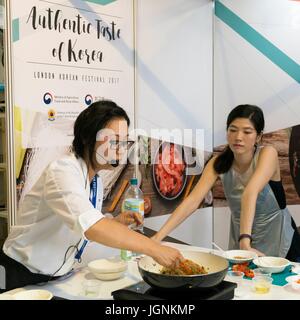 London, UK. 8. Juli 2017. London koreanischen Festival 2017. London, UK. 07.08.2017 | Nutzung weltweit Credit: Dpa/Alamy Live-Nachrichten Stockfoto