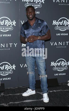 Las Vegas, NV, USA. Juli 2017. Juli 2017 - Las Vegas, Nevada - Kevin Hart. Kevin Hart feiert seinen Geburtstag im Vanity Nightclub im Hard Rock Hotel and Casino. Foto: MJT/Admedia Stockfoto
