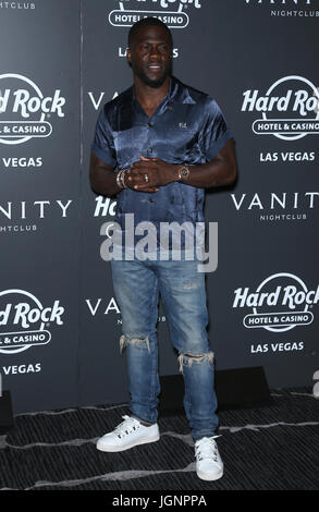 Las Vegas, NV, USA. Juli 2017. Juli 2017 - Las Vegas, Nevada - Kevin Hart. Kevin Hart feiert seinen Geburtstag im Vanity Nightclub im Hard Rock Hotel and Casino. Foto: MJT/AdMedia Credit: MJT/AdMedia/Alamy Live News Stockfoto