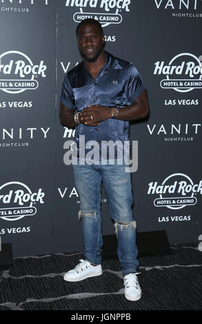 Las Vegas, NV, USA. Juli 2017. Juli 2017 - Las Vegas, Nevada - Kevin Hart. Kevin Hart feiert seinen Geburtstag im Vanity Nightclub im Hard Rock Hotel and Casino. Foto: MJT/AdMedia Credit: MJT/AdMedia/Alamy Live News Stockfoto