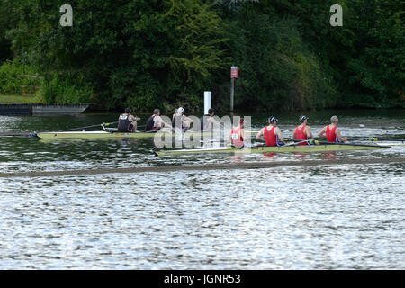 Henley on Thames, Großbritannien. 8 Jul, 2017. Henley on Thames 2017 Regatta Credit: David Hammant/Alamy leben Nachrichten Stockfoto