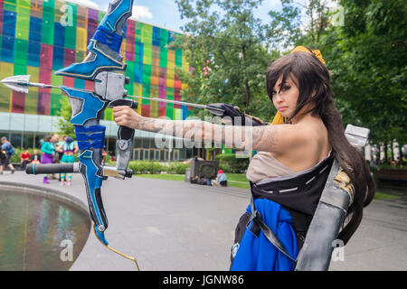 Montreal, Kanada. 8. Juli 2017. Popkultur-Fan-treffen Comic Con Credit: Marc Bruxelle/Alamy Live News Stockfoto