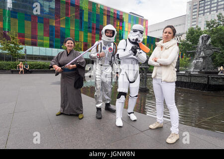 Montreal, Kanada. 8. Juli 2017. Popkultur-Fan-treffen Comic Con Credit: Marc Bruxelle/Alamy Live News Stockfoto