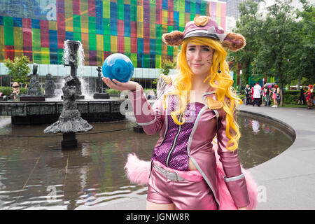 Montreal, Kanada. 8. Juli 2017. Popkultur-Fan-treffen Comic Con Credit: Marc Bruxelle/Alamy Live News Stockfoto