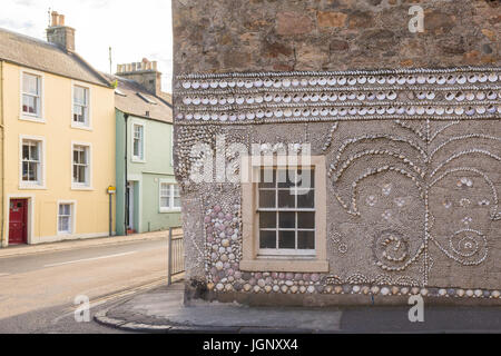 Anstruther Buckie oder Shell-Haus, Fife, Schottland, UK Stockfoto