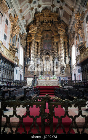 Sé Cathderal Altar in Porto - Portugal Stockfoto